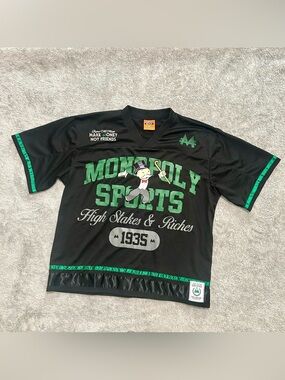 Monopoly x Shoe Palace Money Sports Jersey Black Green